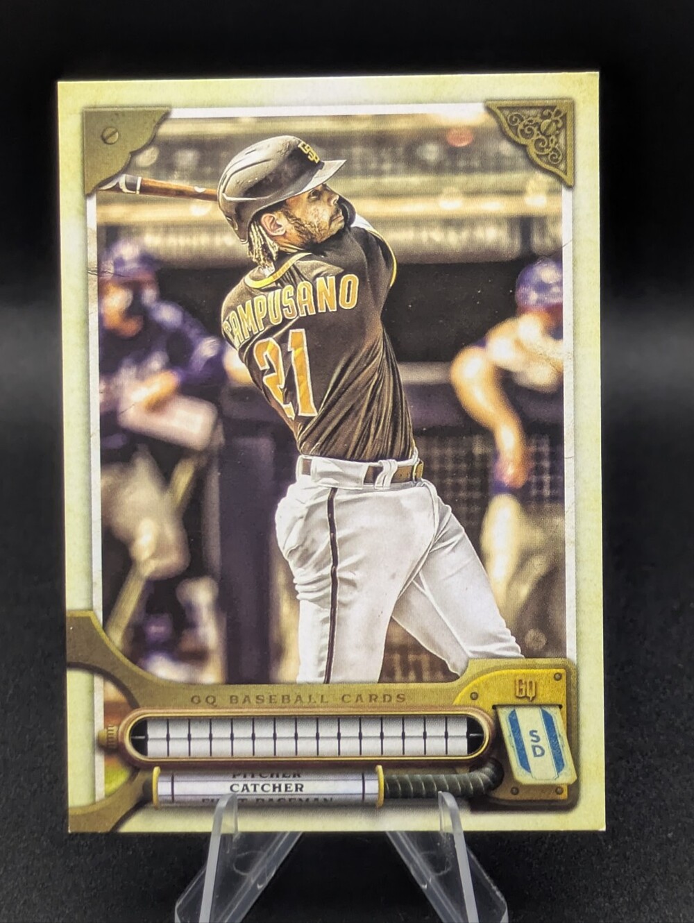 2022 Topps Gypsy Queen Short Print Luis Campusano Padres SP Missing Name Plate